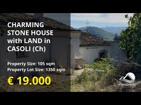 𝐂𝐡𝐚𝐫𝐦𝐢𝐧𝐠 𝐒𝐭𝐨𝐧𝐞 𝐇𝐨𝐮𝐬𝐞 𝐟𝐨𝐫 𝐬𝐚𝐥𝐞 𝐢𝐧 𝐈𝐭𝐚𝐥𝐲 | 𝐂𝐨𝐧𝐭𝐫𝐚𝐝𝐚 𝐆𝐮𝐚𝐫𝐞𝐧𝐧𝐚 𝐕𝐞𝐜𝐜𝐡𝐢𝐚, 𝐂𝐚𝐬𝐨𝐥𝐢 | € 𝟏𝟗.𝟎𝟎𝟎