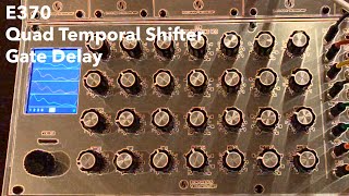 Video thumbnail for SynthTech E370 Quad VCO and E102 Quad Temporal Shifter by John Schussler