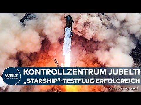 SPACEX: Elon Musk feiert monumentalen Erfolg! Vierter Testflug von "Starship" erfolgreich