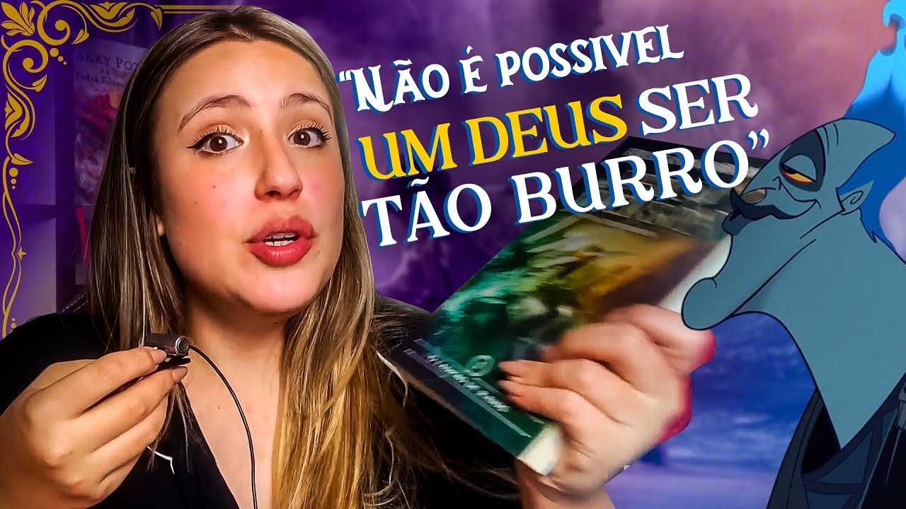 PERCY JACKSON E O LADRÃO DE RAIOS: lendo pela primeira vez - Vlog de leitura com spoilers