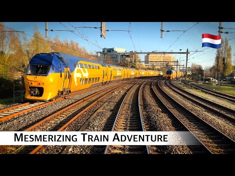 Explore the Allure of the Dutch Railways: Fantastic Lighting Conditions: Utrecht-Amsterdam-Alkmaar