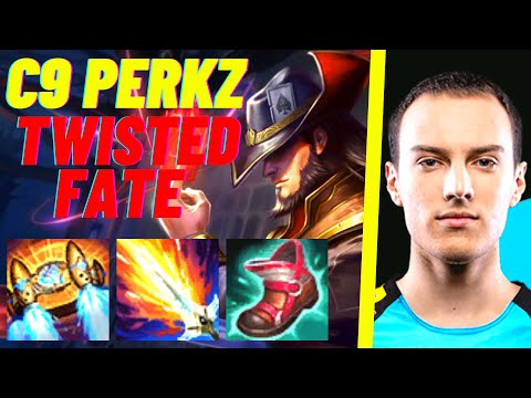 C9 PERKZ PLAYS TWISTED FATE VS LUCIAN MID|NA GRANDMASTER PATCH 11.2| [League of Legends]FullGameplay