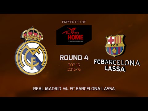 Highlights: Top 16, Round 4, Real Madrid 86-87 FC Barcelona Lassa