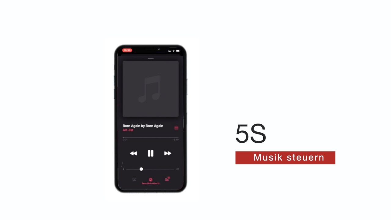 Sena 5S - Musik steuern