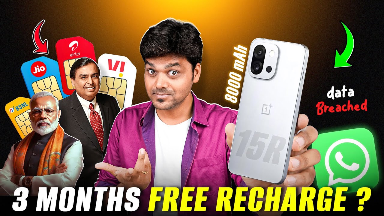 😁3 months recharge free❓நம்ம WhatsApp Data காலியா 😰8000 mAh OnePlus 15R coming soon | Tech News 176