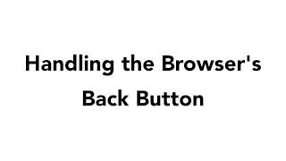 030 Handling the browser