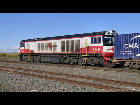 SCT 7922V Dooen To Melbourne Container Train - PoathTV Australian Railways