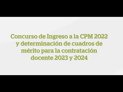 ¿Cómo inscribirse en el Concurso de Ingreso a la Carrera Pública Magisterial 2022?, video de YouTube