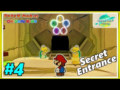 Paper Mario Origami King Gameplay | Picnic Road to Overlook Mountain