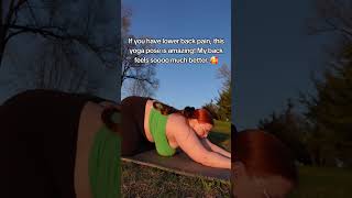 Download lagu If you have lower back pain, this yoga pose is amazing! My back feels soooo much better mp3