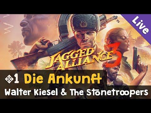 #1: Die Ankunft ✦ Let's Play Jagged Alliance 3 (Livestream-Aufzeichnung)