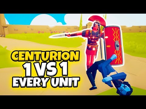 CENTURION 1 VS 1 EVERY UNIT | TABS MODDED GAMEPLAY