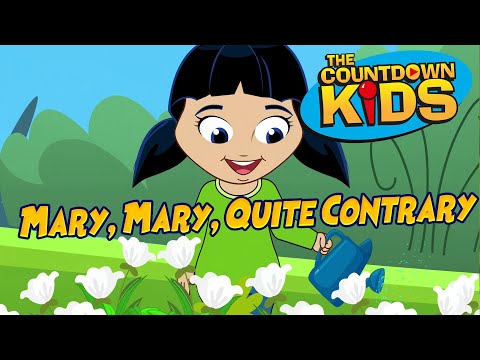 Mary, Mary, Quite Contrary - The Countdown Kids | Kids Songs & Nursery Rhymes | Lyric Video
