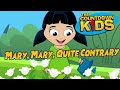 Mary Mary Quite Contrary The Countdown Kids Kids Songs Nursery Rhymes Lyric Video