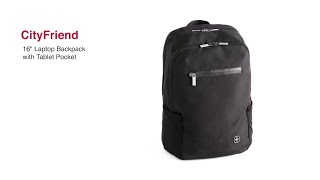 CityFriend läppärireppu 19 l musta