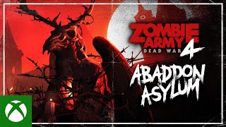 Xbox  Zombie Army 4: Dead War - Abaddon Asylum anuncio