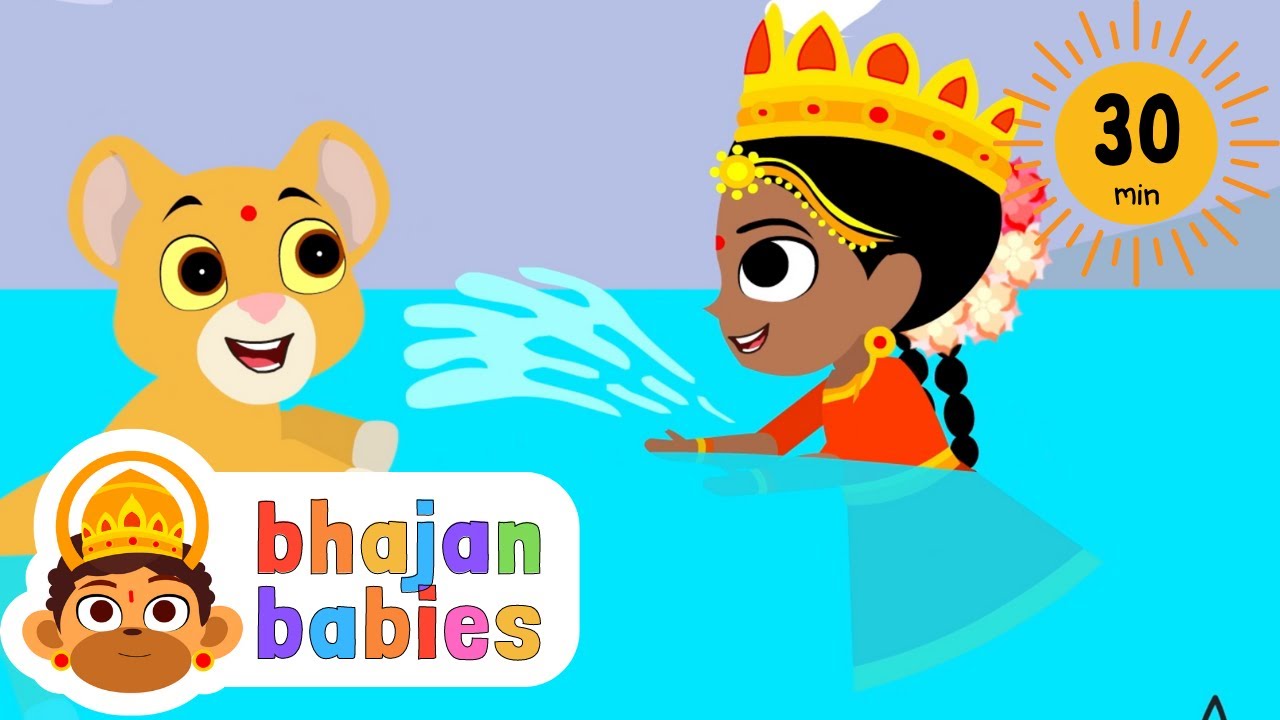 Navratri Bhajans for Kids | 30 Mins Continuous Play | 7 Bhajans | Ganapathy Sachchidananda Swamiji