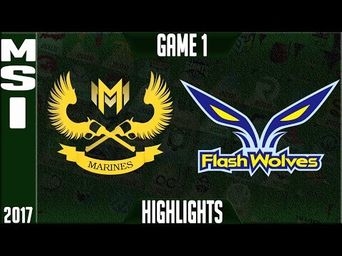 Flash Wolves vs Gigabyte Gaming Highlights MSI 2017 Day 2 Group Stage - FW vs GAM