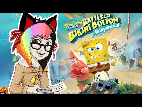 Blind Playthrough ♥ Sponge Squarepants: Rehydrated ♥ pt2 - Live Stream ~