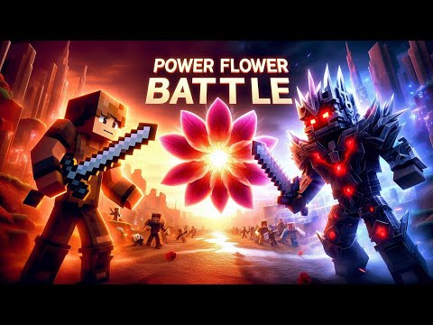 **"2 Noobs vs 1 OP God in Minecraft! | The Battle for the Power Flower!"**