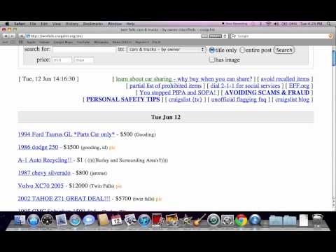 Craigs List Twin Falls