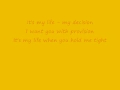 Amy diamond - its my life Lyric 