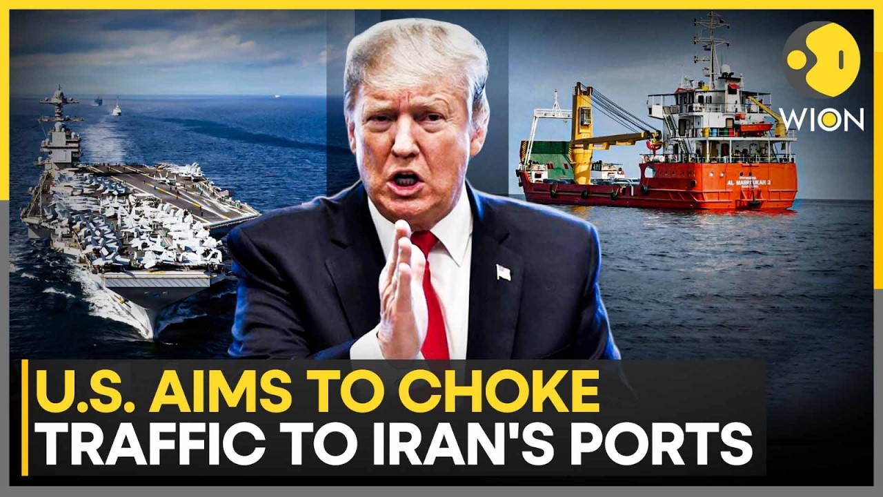 US-Iran War: US Aims To Choke Traffic to Iran's Ports; Iran Threatens Retaliation to Naval Blockade