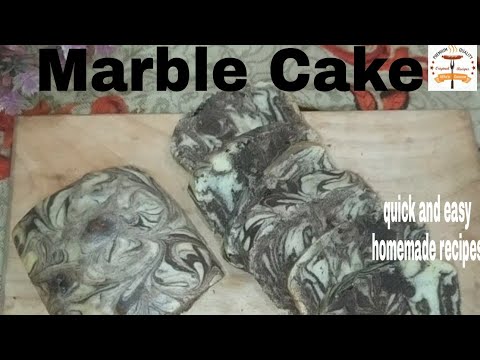 Homemade Marble Cake without butter by Afifa's Cuisine