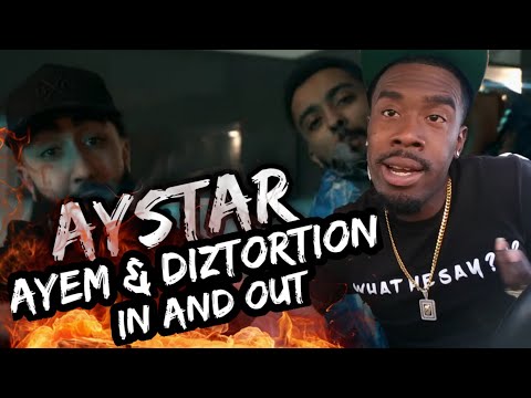 AMERICAN REACTS TO UK RAPPERS Aystar ft. Ayem & Diztortion - In And Out
