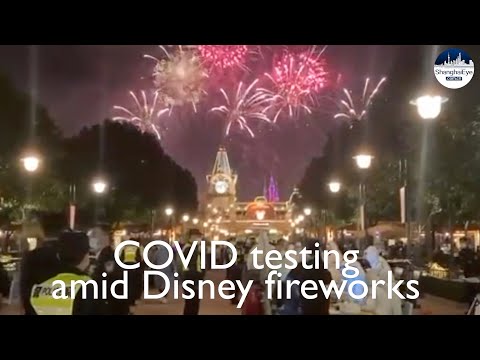 EXCLUSIVE! See how 33,000 tourists got COVID tested at Shanghai Disneyland on Halloween night🎃