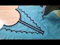 Trending Kurti Neck Design Cutting And Sticking Cutwork Neck Design With Joint Lace Easy Method