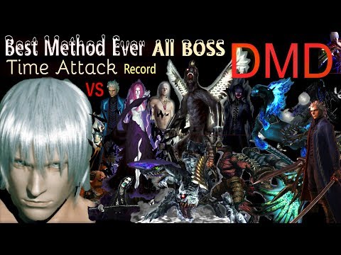 Devil May Cry 3 Dante Must Die All Boss Rush Best And Fastest Method Time Attack PS4/PC Video
