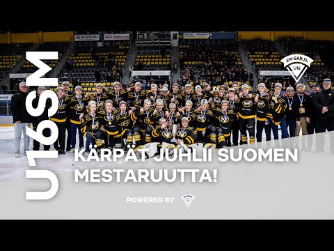 Maalikooste: Kärpät juhlii U16 SM-sarjan mestaruutta – Ilves kaatui jatkoajalla maalein 4–3