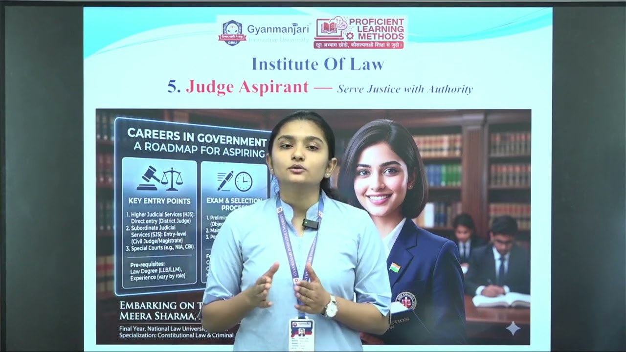 Dreaming of Becoming a Judge? | Insightful Lecture at GMIU