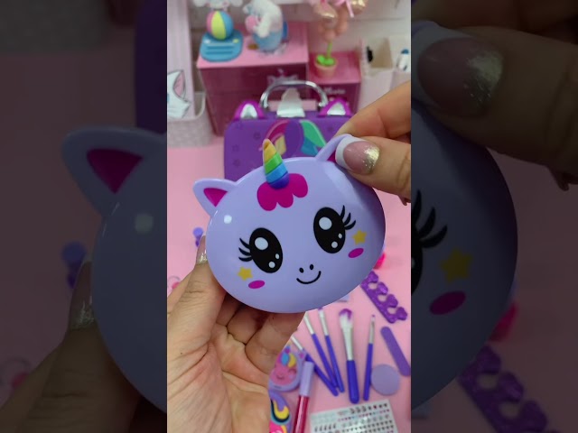 Vídeo relacionado con Maquillaje para Niñas, Juguetes 3-10 Años, Maletín Unicornio, Estuche de Maquillaje, Regalo de Cumpleaños