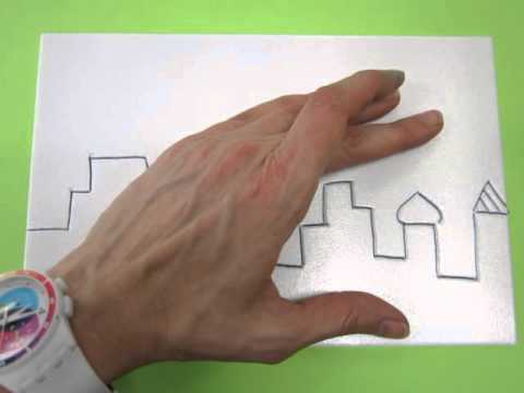 Cityscape Printmaking/3rd Grade/Part 1