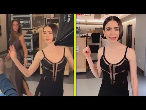 Lily Collins Gets ULTIMATE Spice Girls Surprise From Victoria Beckham