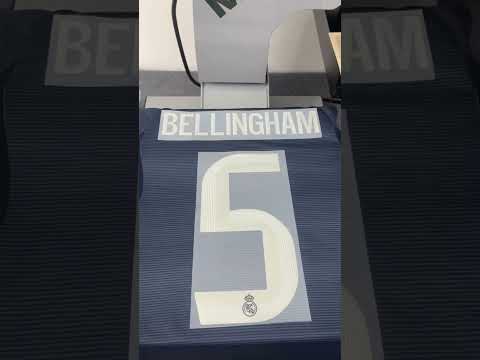 25/26 Real Madrid away jersey printed with Champions League patch No.5 Bellinger #madrid #ucl