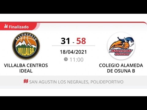 Junior fem C VILLALBA CENTROS IDEAL - ALAMEDA DE OSUNA