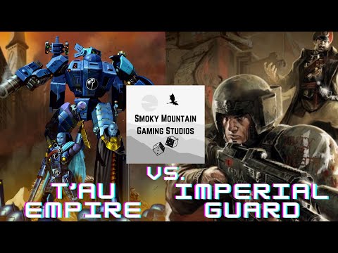 Tau Empire Vs. Imperial Guard Warhammer 40k Live Chapter Approved 25-26 Battle Report