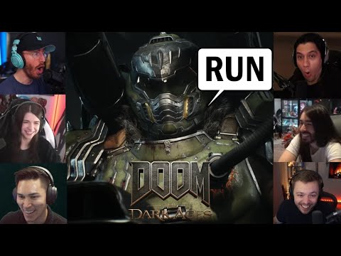 Streamers REACT To The Doom Slayer's First Word In DOOM: The Dark Ages