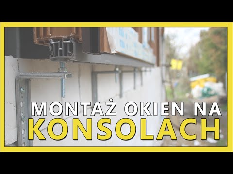 Montaż okien na konsolach (Montaż okien w warstwie ocieplenia) - zdjęcie