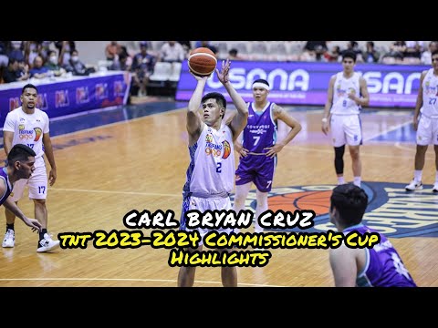 Carl Bryan Cruz TNT 2023-2024 PBA Commissioner's Cup Highlights