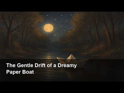 The Gentle Drift of a Dreamy Paper Boat🌙| 10-Min Bedtime Story for Mom & Kids | Gentle Sleep Routine
