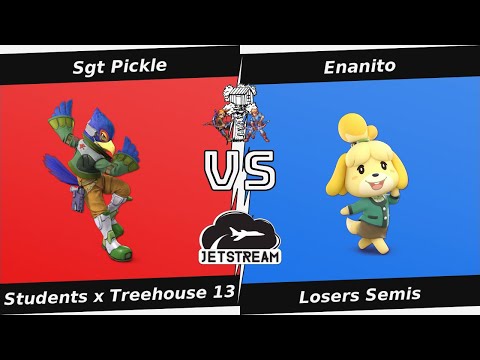 Students x Treehouse 13 Losers Semis - Sgt Pickle (Falco) Vs Enanito (Isabelle) - SSBU