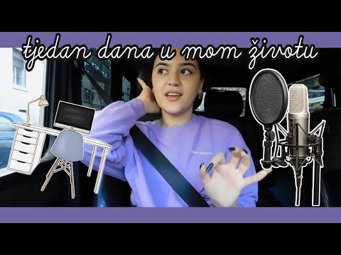put u zg/snimanje pjesme/novi ured | weekly vlog | Antonia Dora