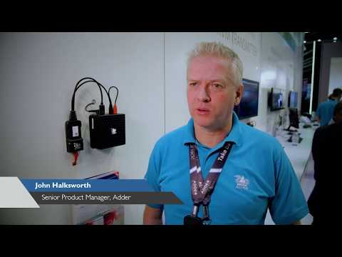 ISE 2018: John Halksworth introduces the new ADDERLink Infinity 100T Zero U KVM