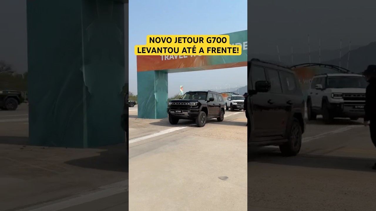 NOVO Jetour G700 IMPRESSIONANTE!