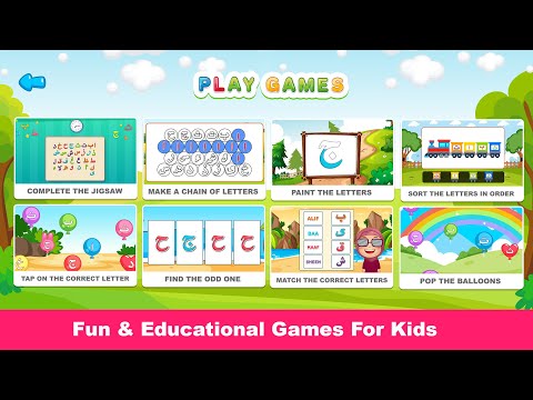 Learn Arabic Alphabet: Games Video
