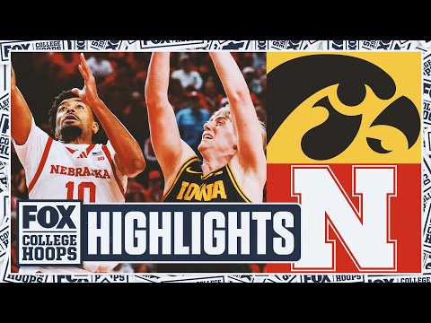 아이오와 호크아이스 vs 9위 네브래스카 콘허스커스 하이라이트 🏀 FOX 대학 농구